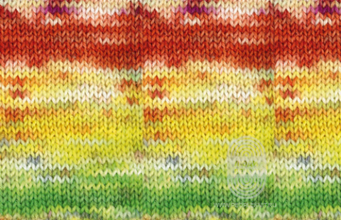 MEILENWEIT 100 MERINO RAINBOW hand-dyed, схема вязания на сайте Люди Вяжут