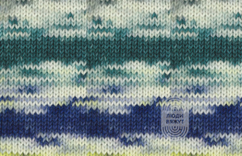 MEILENWEIT 100 MERINO RAINBOW hand-dyed, схема вязания на сайте Люди Вяжут