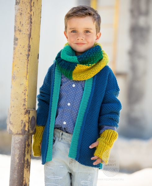 Жакет, схема вязания на сайте Люди Вяжут