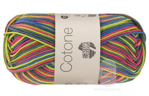 COTONE print/denim/spray/baby print/multi mouliné, схема вязания на сайте Люди Вяжут