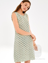 Платье, схема вязания на сайте Люди Вяжут