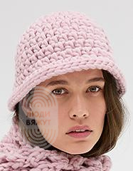Шапка, схема вязания на сайте Люди Вяжут