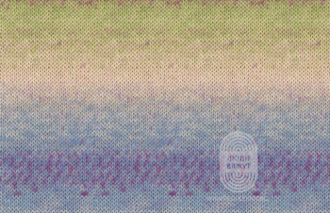 MEILENWEIT 100 ALPACA PRINT, схема вязания на сайте Люди Вяжут