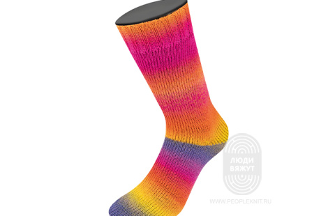 MEILENWEIT 100 COLOR MIX MULTI, схема вязания на сайте Люди Вяжут