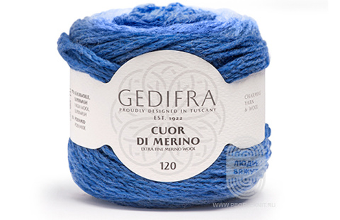 CUOR DI MERINO 120, схема вязания на сайте Люди Вяжут
