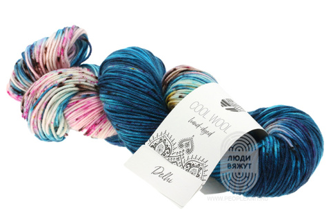 COOL WOOL hand-dyed, схема вязания на сайте Люди Вяжут