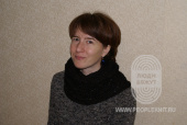 Снуд волнистым узором, схема вязания на сайте Люди Вяжут