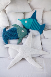 Полосатая рыба-меч, схема вязания на сайте Люди Вяжут
