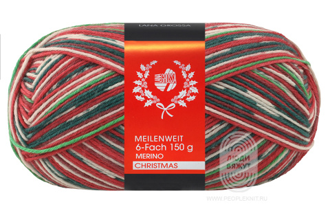 MEILENWEIT 6-PLY 150 MERINO CHRISTMAS, схема вязания на сайте Люди Вяжут