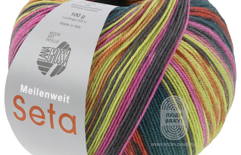 MEILENWEIT 100 SETA SUMATRA, схема вязания на сайте Люди Вяжут