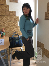 Виноградный жакет, схема вязания на сайте Люди Вяжут