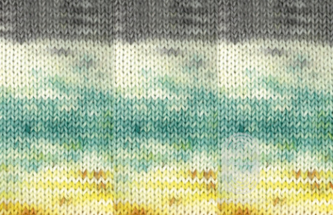 MEILENWEIT 100 MERINO RAINBOW hand-dyed, схема вязания на сайте Люди Вяжут