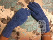 Lace Panel Gloves, схема вязания на сайте Люди Вяжут