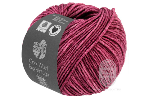 COOL WOOL BIG vintage, схема вязания на сайте Люди Вяжут