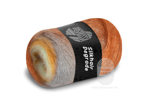 SILKHAIR degrade, схема вязания на сайте Люди Вяжут