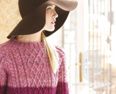 Colorblock Fisherman's Sweater, схема вязания на сайте Люди Вяжут