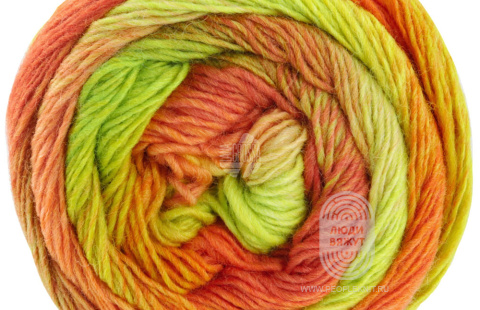 MEILENWEIT 100 COLOR MIX SOFT, схема вязания на сайте Люди Вяжут