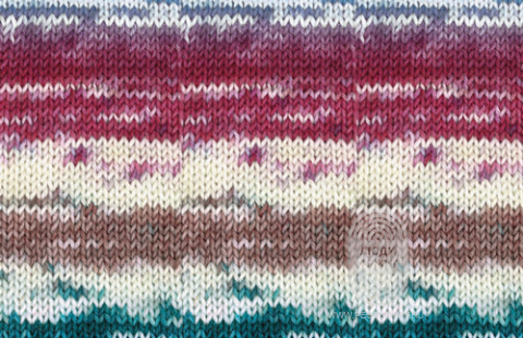 MEILENWEIT 100 MERINO RAINBOW hand-dyed, схема вязания на сайте Люди Вяжут