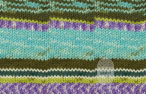 COOL WOOL 4 SOCKS print III, схема вязания на сайте Люди Вяжут