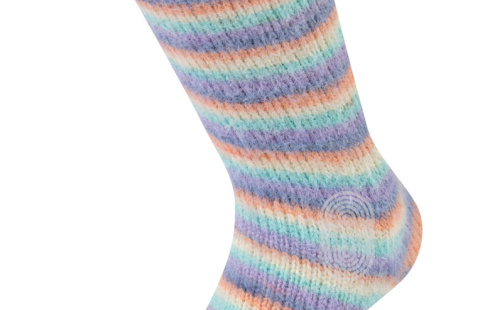 MEILENWEIT 100 COSY SOCKS MULTI STRIPES, схема вязания на сайте Люди Вяжут