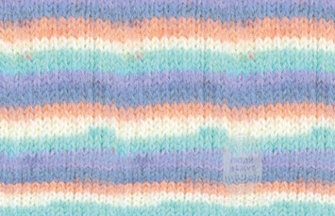 MEILENWEIT 100 COSY SOCKS MULTI STRIPES, схема вязания на сайте Люди Вяжут