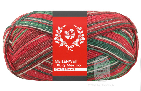 MEILENWEIT 100 MERINO CHRISTMAS LUREX, схема вязания на сайте Люди Вяжут