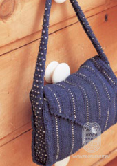 Сумка из пряжи Denim, схема вязания на сайте Люди Вяжут