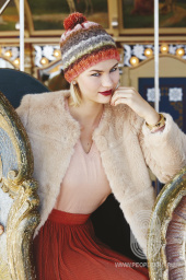 Pompom Beanie, схема вязания на сайте Люди Вяжут