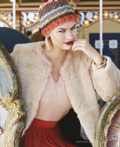 Pompom Beanie, схема вязания на сайте Люди Вяжут
