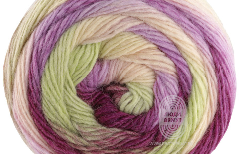 MEILENWEIT 100 COLOR MIX MULTI, схема вязания на сайте Люди Вяжут