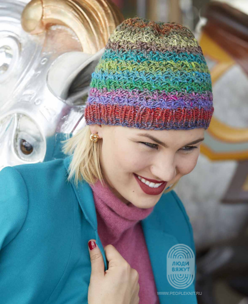 Whirl Beanie, схема вязания на сайте Люди Вяжут