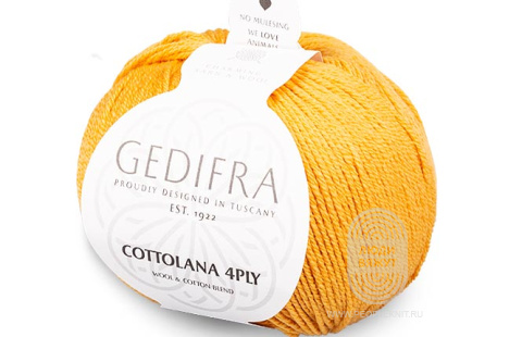 Промо для COTTOLANA 4PLY, схема вязания на сайте Люди Вяжут