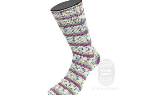 MEILENWEIT 6-PLY 150 ALPACA PRINT, схема вязания на сайте Люди Вяжут