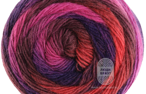 MEILENWEIT 100 COLOR MIX SOFT, схема вязания на сайте Люди Вяжут