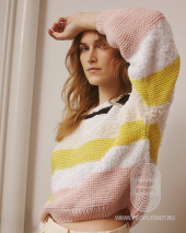 Пуловер, схема вязания на сайте Люди Вяжут