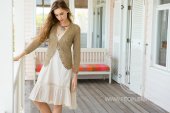 Жакет с рукавами реглан, схема вязания на сайте Люди Вяжут