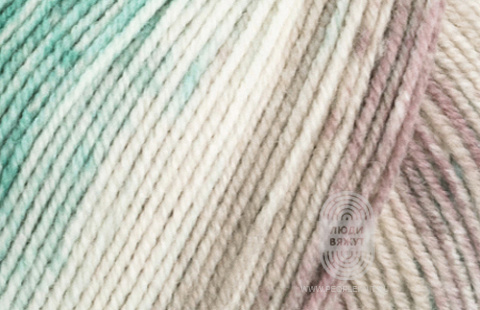 COOL WOOL BABY degrade, схема вязания на сайте Люди Вяжут