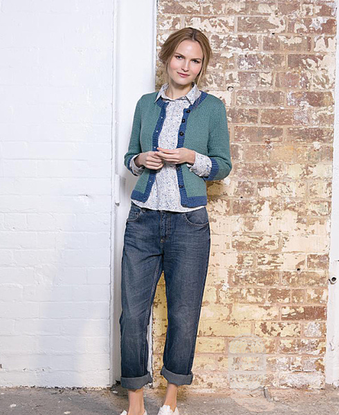 Victoria с рукавами 3/4, схема вязания на сайте Люди Вяжут