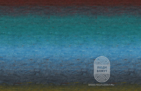 COOL WOOL BIG color, схема вязания на сайте Люди Вяжут