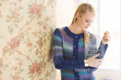 Faux Cables Long Cardigan, схема вязания на сайте Люди Вяжут
