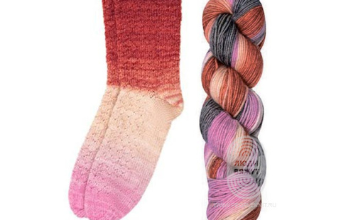 MEILENWEIT 50 SPECIAL hand-dyed, схема вязания на сайте Люди Вяжут