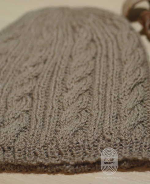 Шапочка, схема вязания на сайте Люди Вяжут
