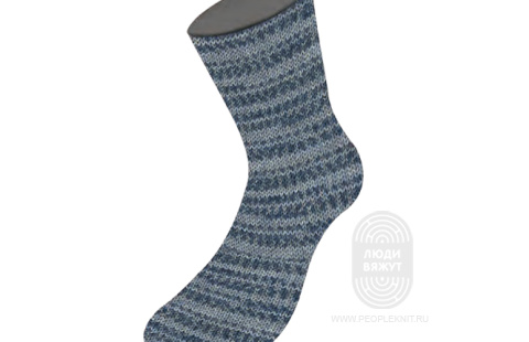 MEILENWEIT 6-PLY 150 BLUE DENIM MIX, схема вязания на сайте Люди Вяжут