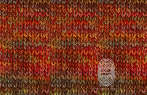 COOL MERINO BIG COLOR, схема вязания на сайте Люди Вяжут