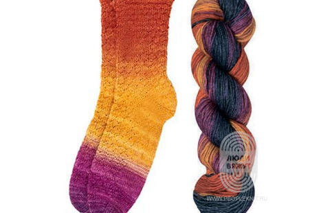 MEILENWEIT 50 SPECIAL hand-dyed, схема вязания на сайте Люди Вяжут