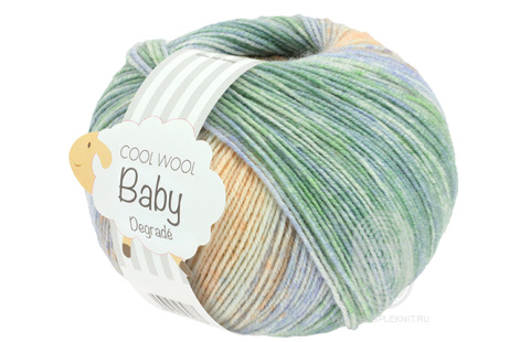 COOL WOOL BABY degrade, схема вязания на сайте Люди Вяжут